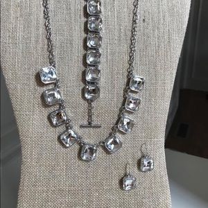 Chloe+Isabel Retro Glam Square Cut Crystal Set